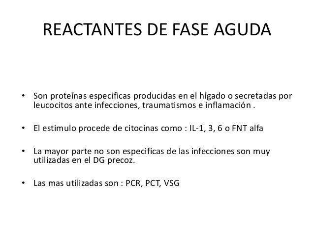 reactantes de fase aguda